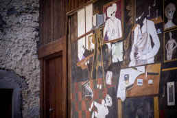 La fotografia de cetta murale cibiana di cadore dolomiti