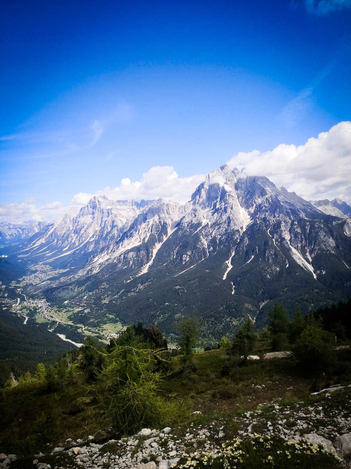 Monte Rite Vista CIme Cortina